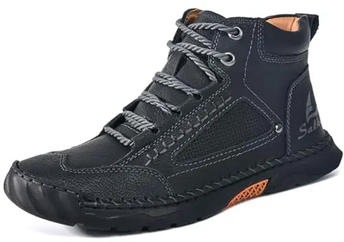 Sawbehind men's wide width waterproof hiking boots